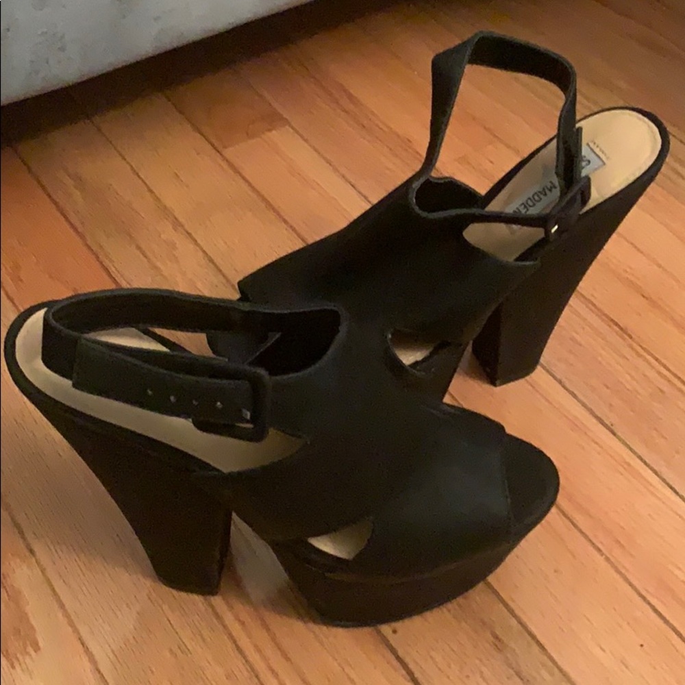 Black Steve Madden heels